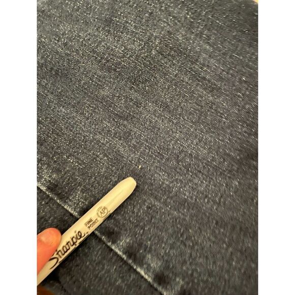 Free People Jayde Flare Blue Denim Jeans Women's 29 High-Rise Stretch Western - Picture 13 of 14